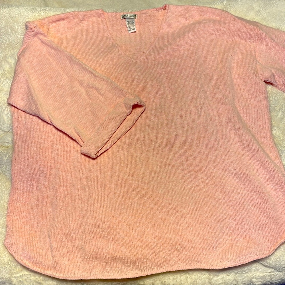 Baby pink oversized sweater. Like new.